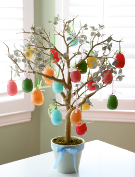 Our Family Blog easter egg tree